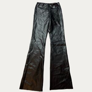 Forever 21 Black Faux Leather Pants